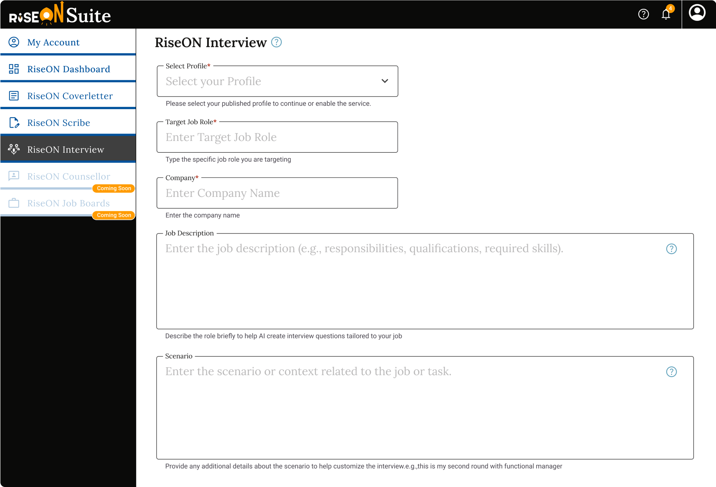 Customizable Mock Interview Setup logo