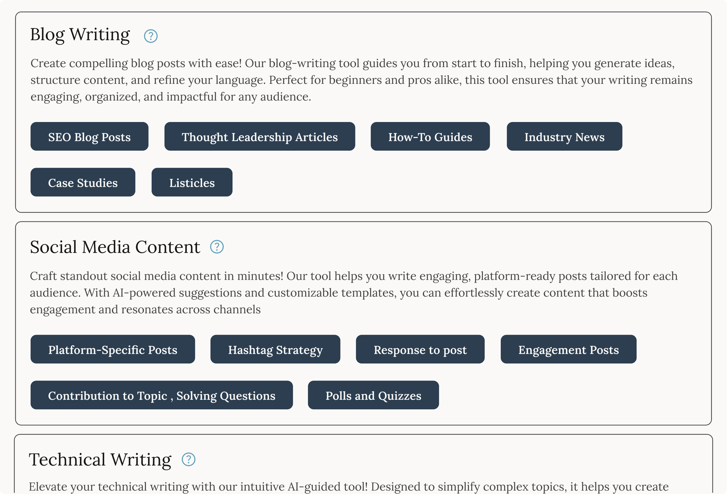 Hassle-Free Content Generation logo